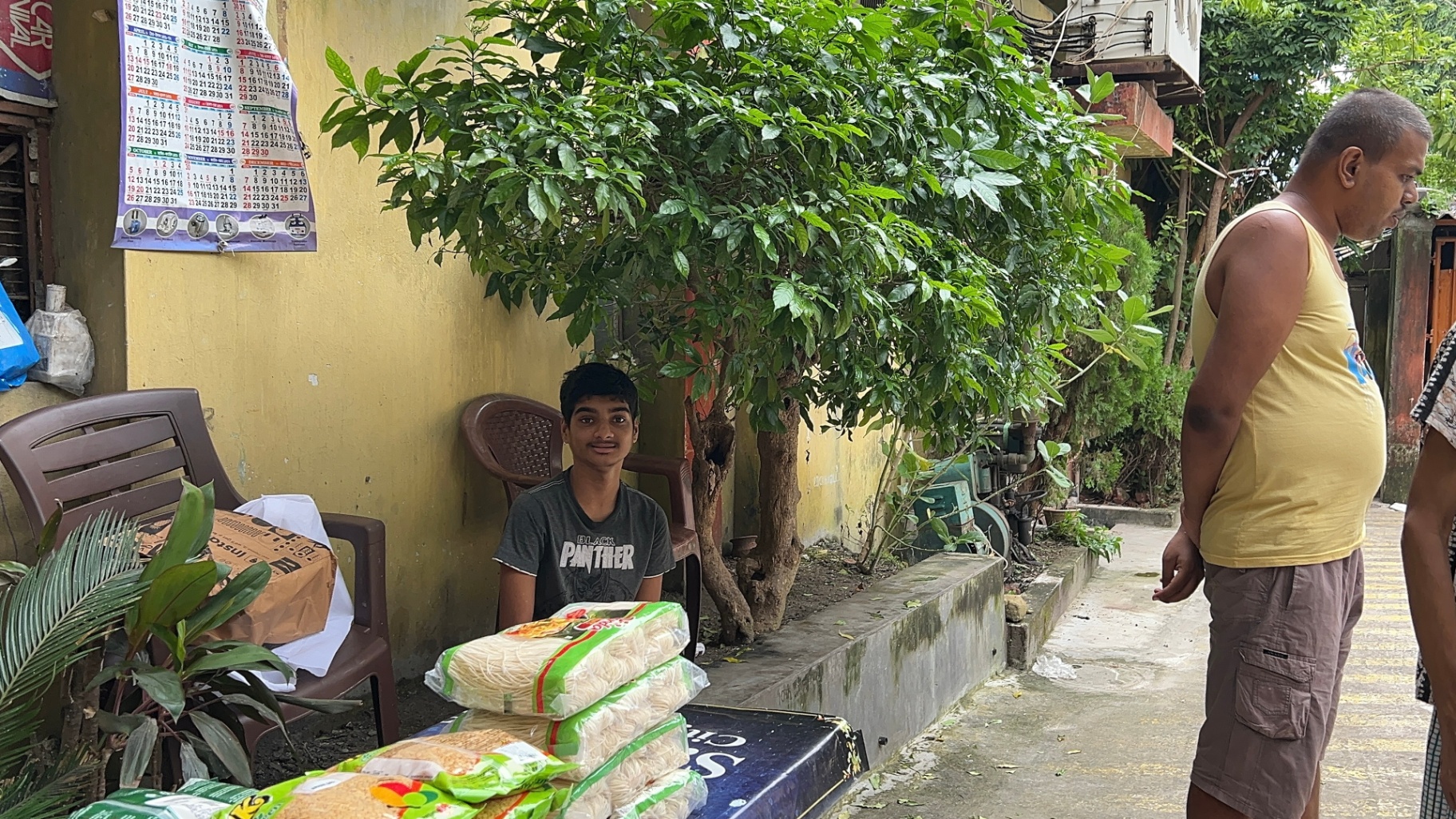 Handover with community member