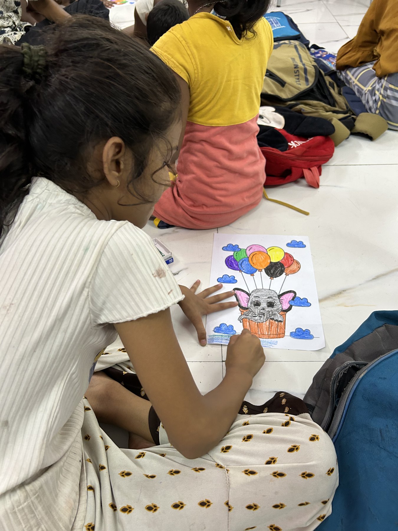 Art & Aid session at Purnata