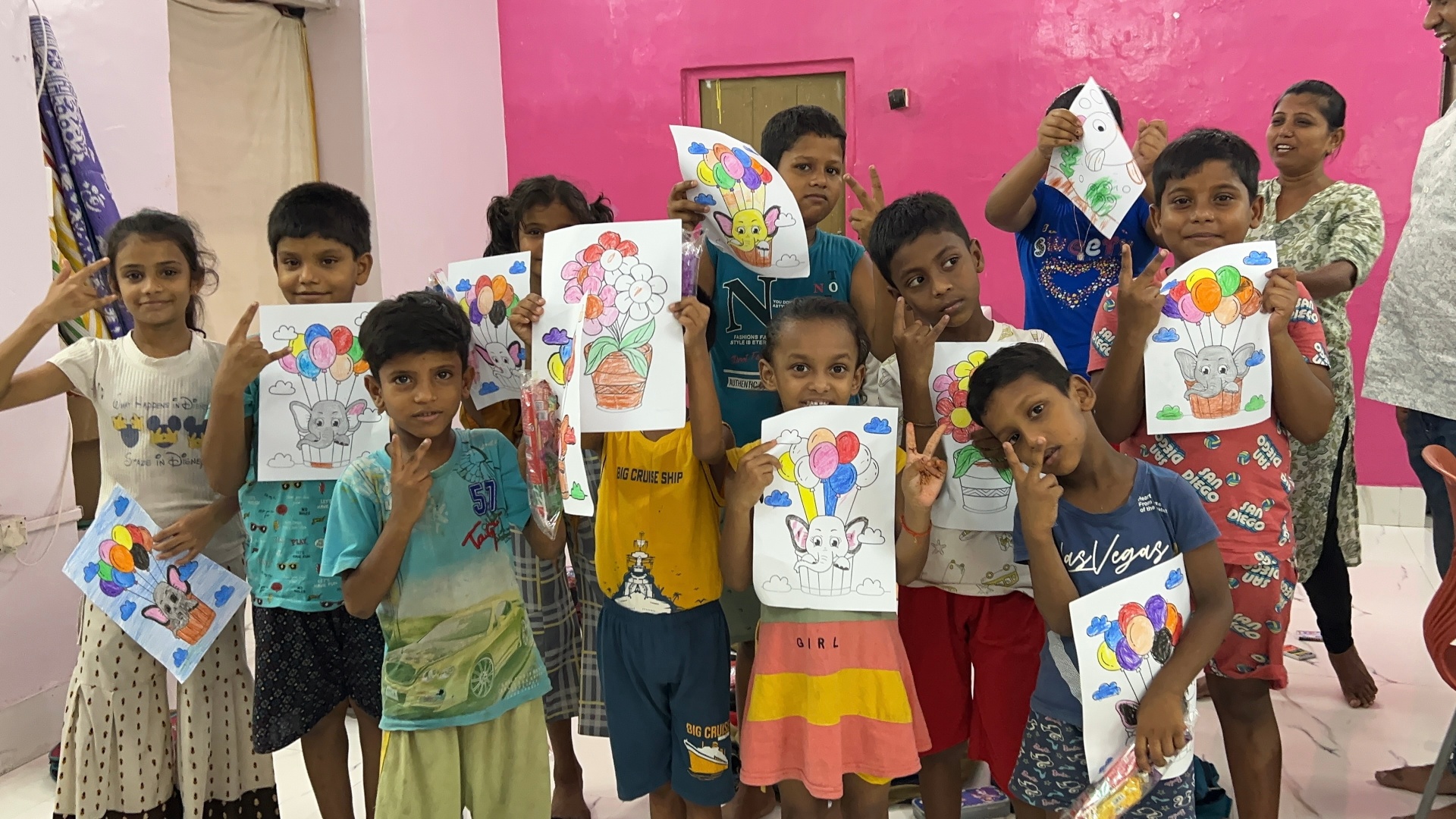 Art & Aid: Distribution Drive with Purnata