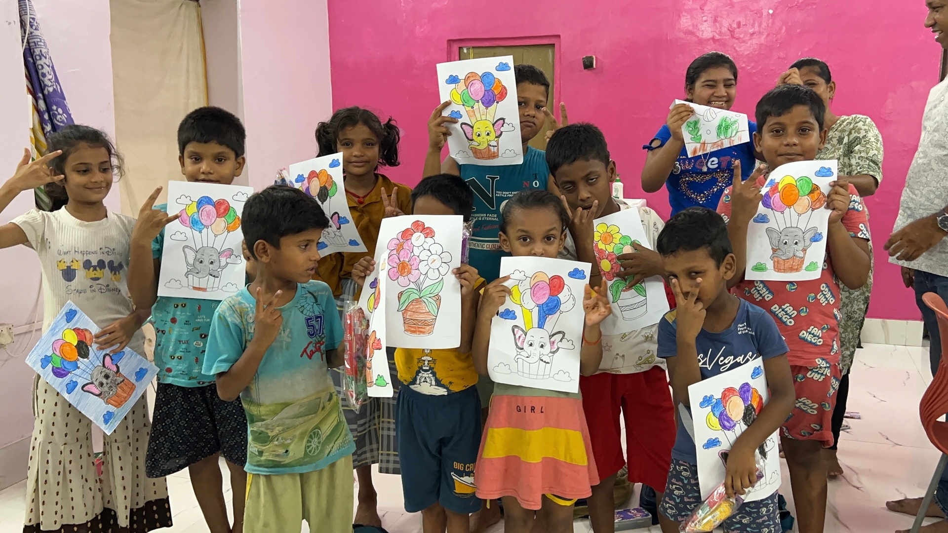 Children at a Project Dasvaansh workshop